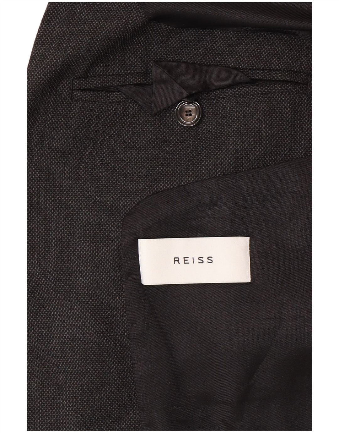 Męska marynarka zapinana na 1 guzik Reiss UK 36 Small Grey