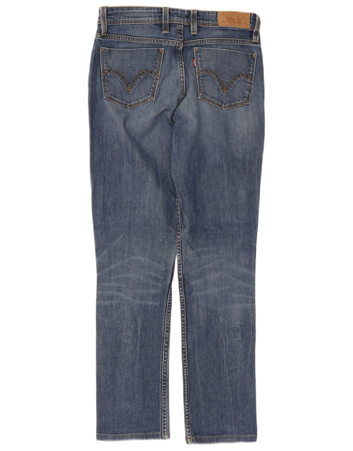 Damskie jeansy Levi's 628 Slim W29 L29 Niebieska bawełna
