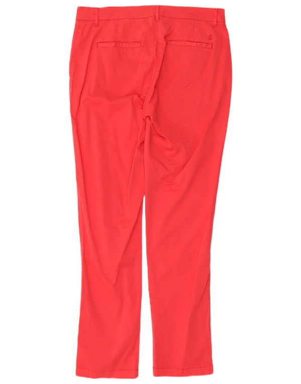 Spodnie damskie Joules Slim Chino UK 14 Large W34 L31 Czerwona bawełna