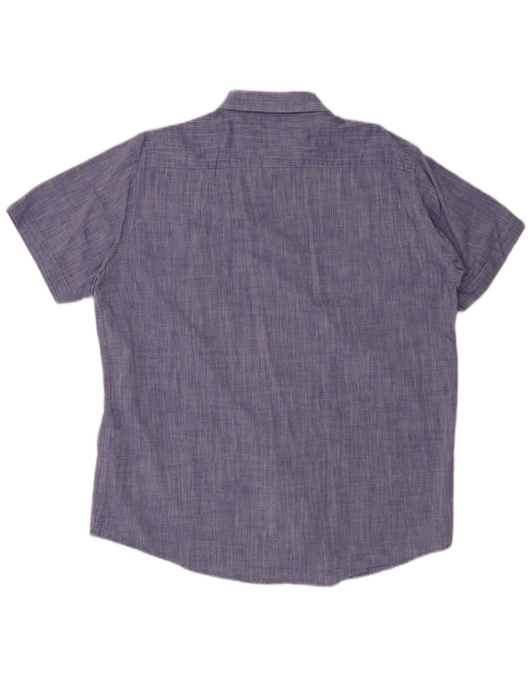 Koszula męska Carrera z krótkim rękawem o regularnym kroju, 2XL, niebieska, bawełniana
