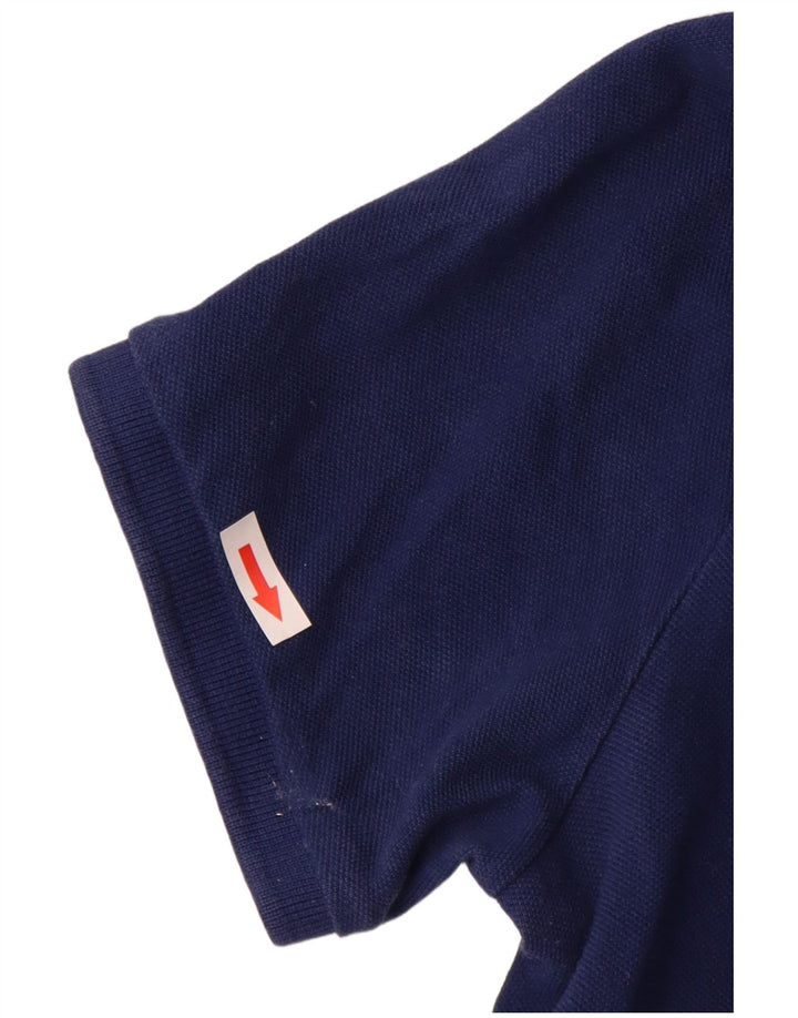 Męska koszulka polo Superdry, mała, granatowa, bawełniana