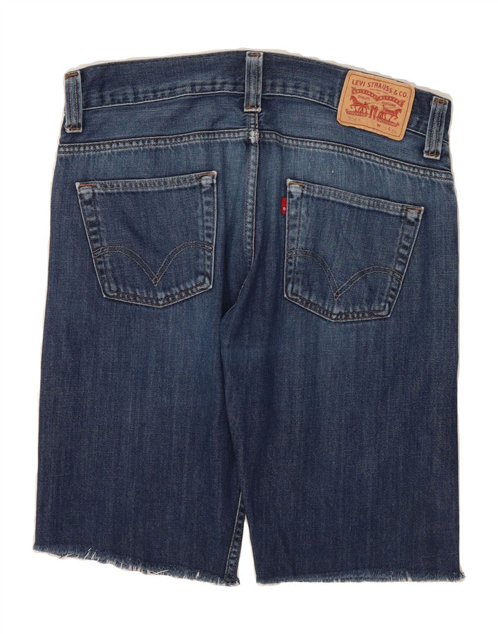 LEVI'S Mens 506 Denim Shorts  W34 Large  Navy Blue Cotton Vintage Levi's and Second-Hand Levi's from Messina Hembry 