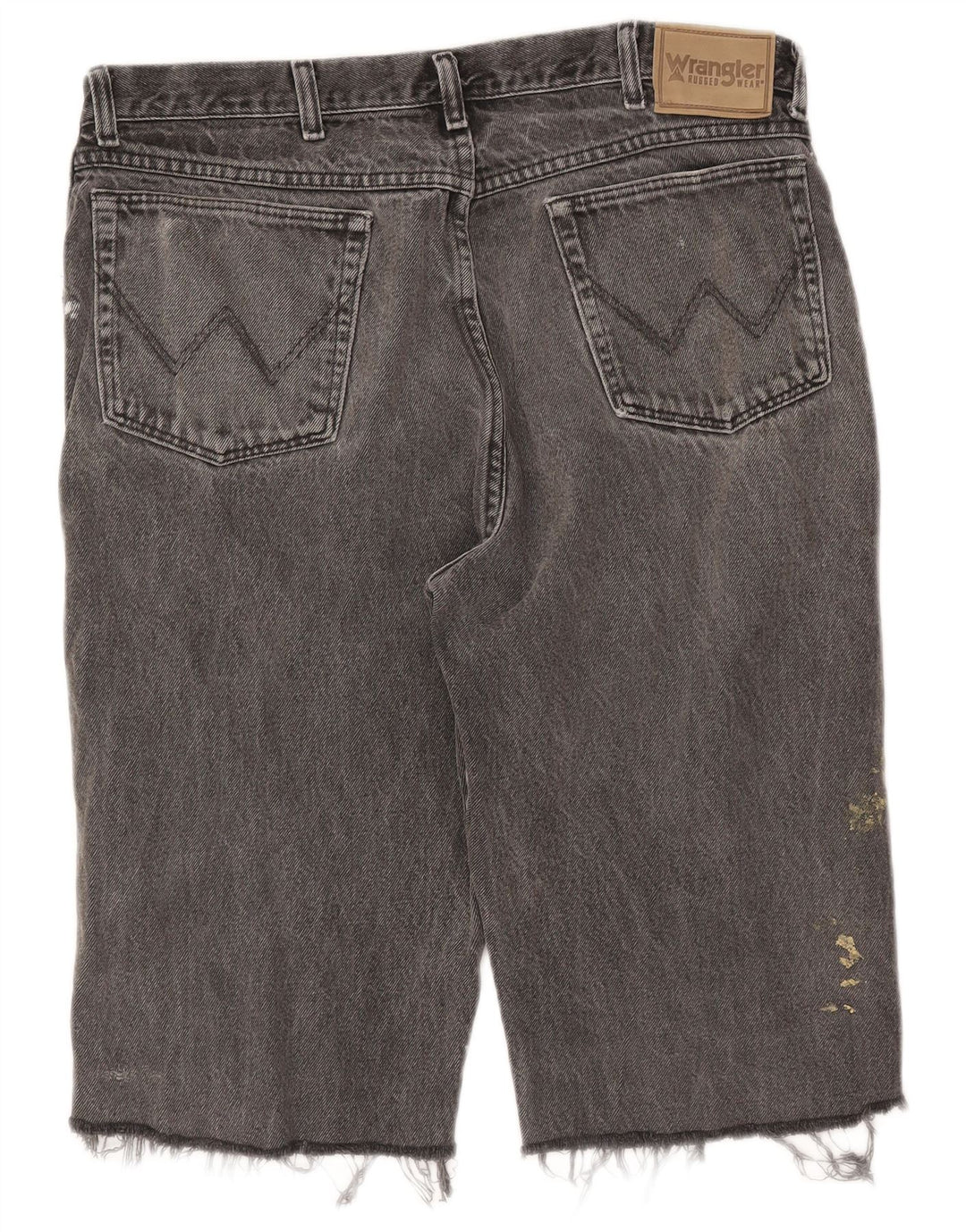 Męskie spodenki jeansowe WRANGLER W38 XL, szara bawełna