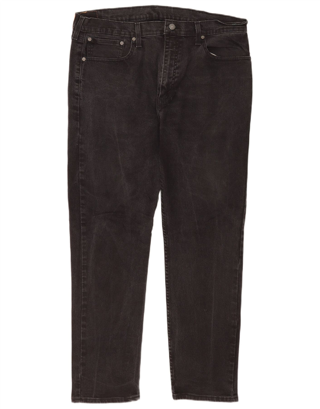Męskie jeansy Levi's 502 Tapered W38 L32 Czarna bawełna