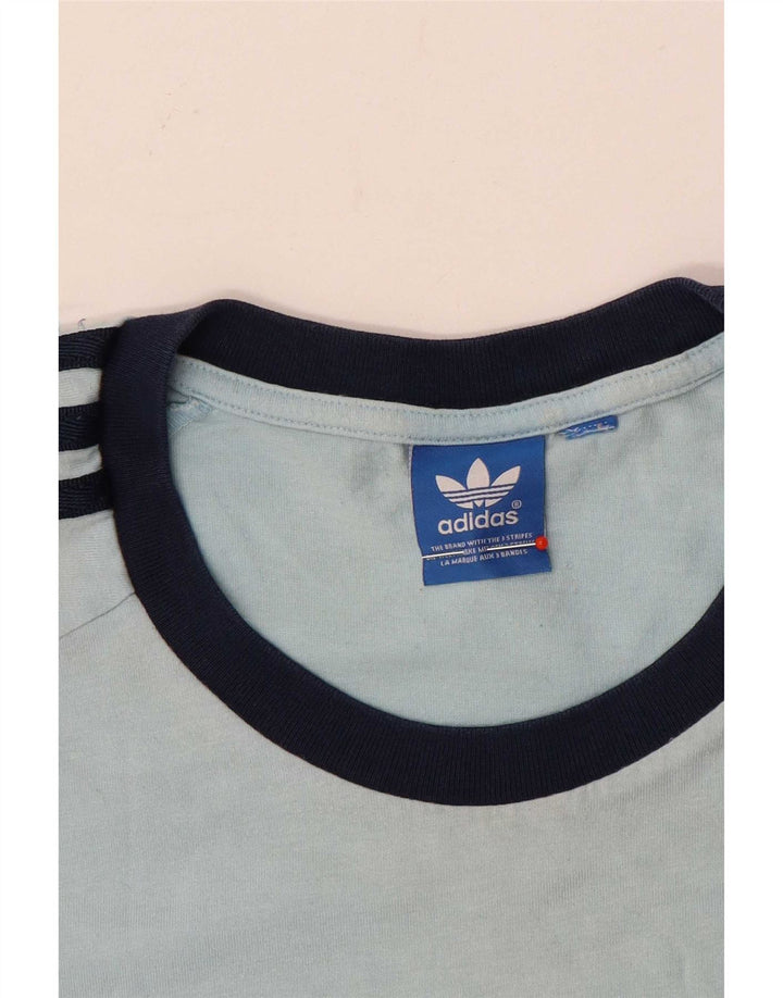 Adidas Męski T-shirt Top XL Niebieski