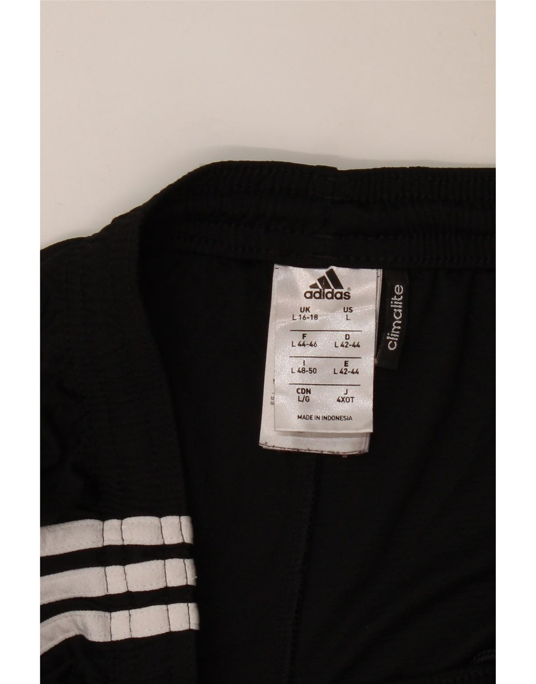 Damskie spodenki sportowe Adidas Climalite UK 16/18, duże, czarne, poliestrowe