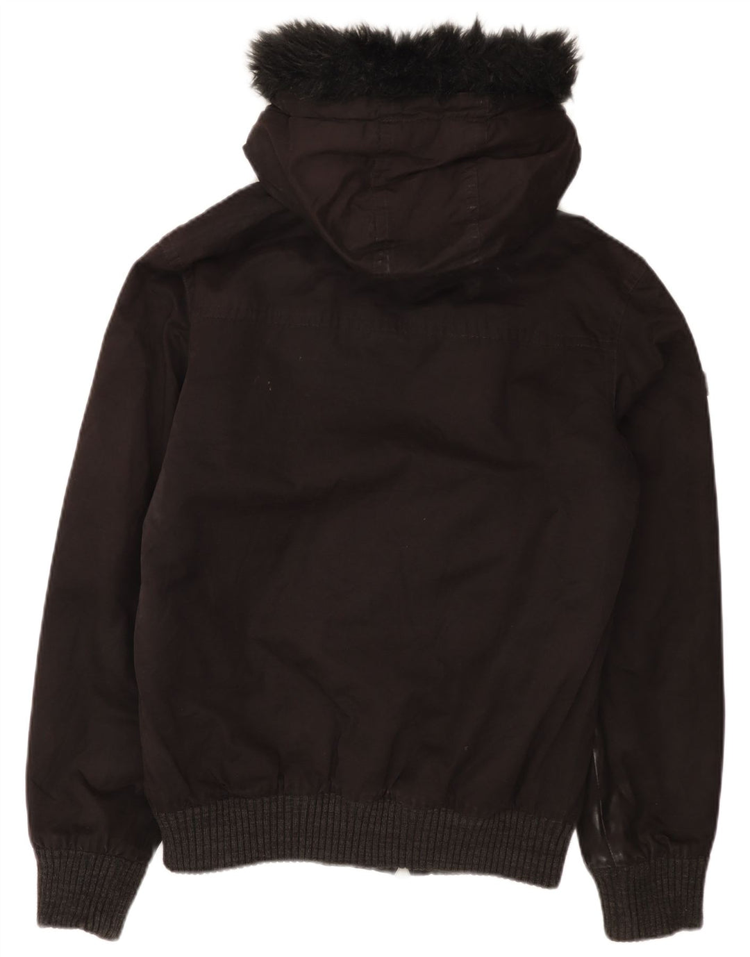 Męska kurtka bomber z kapturem Superdry UK 38, średnia czarna