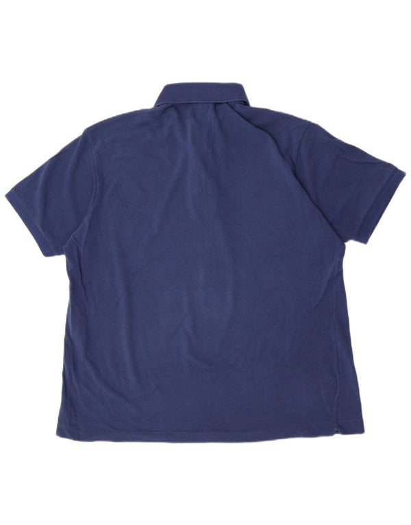 Męska koszulka polo Lacoste o klasycznym kroju, rozmiar 7, 2XL, granatowa, bawełniana