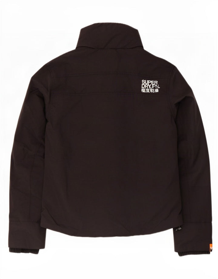 Damska kurtka przeciwdeszczowa Superdry UK 18 XL, czarny nylon