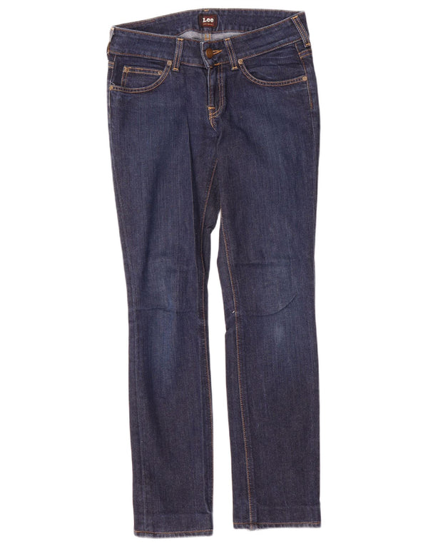Damskie jeansy Lee Amy Slim W27 L30 Granatowa bawełna
