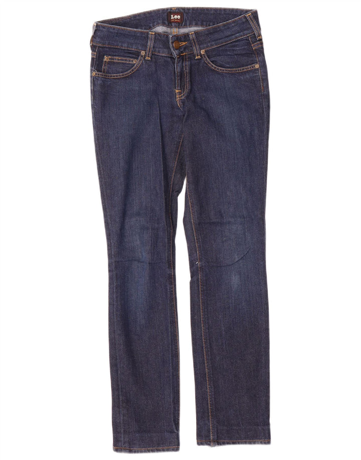 Damskie jeansy Lee Amy Slim W27 L30 Granatowa bawełna