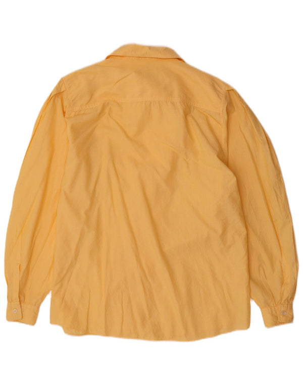 Damska bluzka koszulowa Uli Knecht UK 14, duża, żółta, bawełniana w prążki