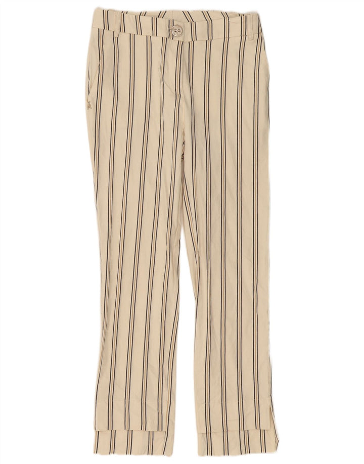 Damskie spodnie Chino Patrizia Pepe IT 42 Medium W28 L27 Off White Linen