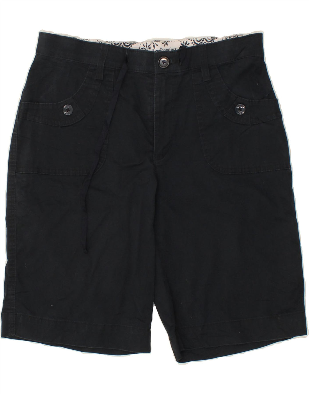 LEE Womens Casual Shorts US 8 Medium W30 Navy Blue Cotton Vintage Lee and Second-Hand Lee from Messina Hembry 