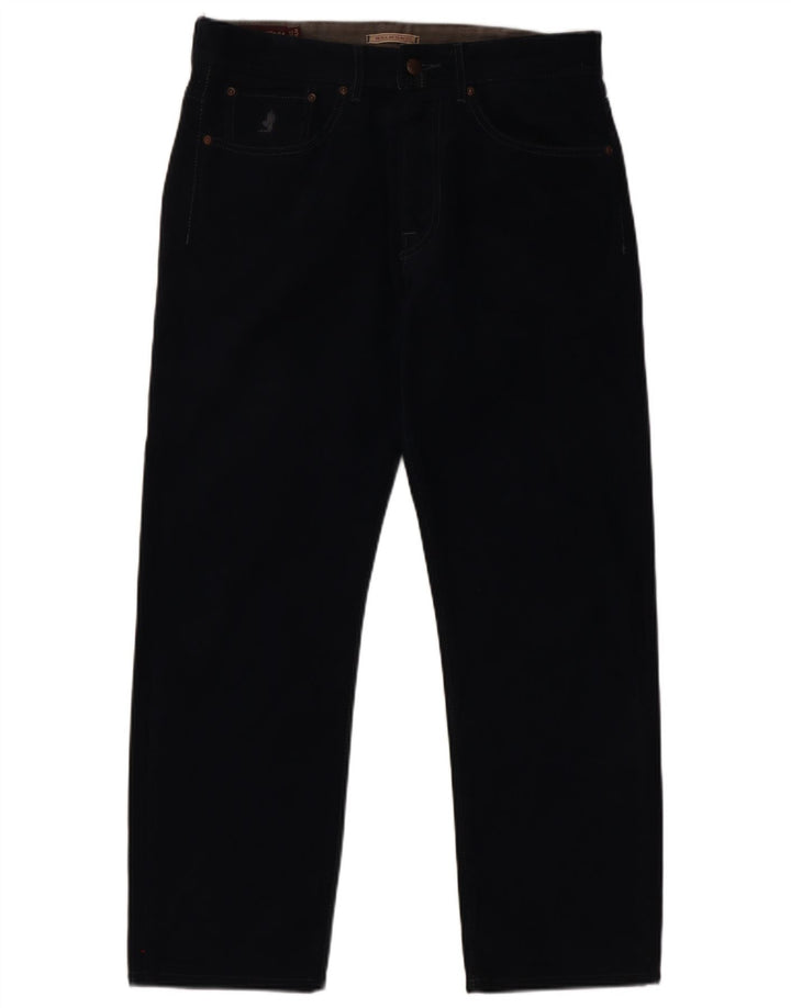 MARLBORO CLASSICS Męskie spodnie codzienne o regularnym kroju W32 L28 Granatowe