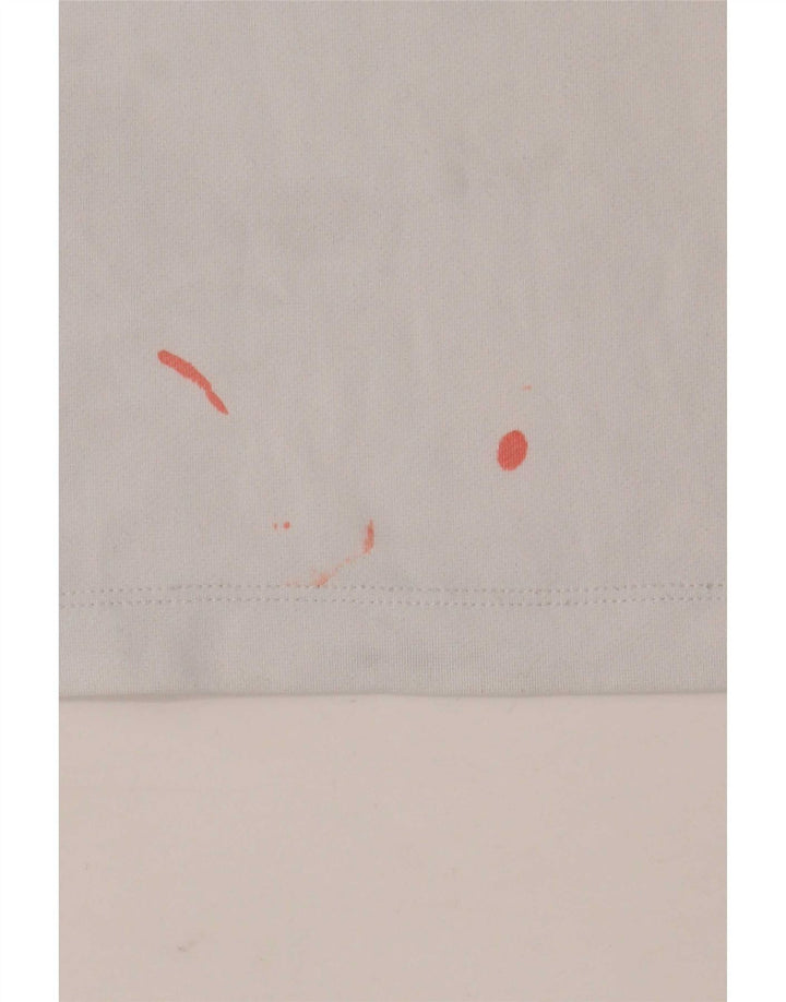 Męska koszulka polo Nike Dri Fit, mała, szara, poliestrowa