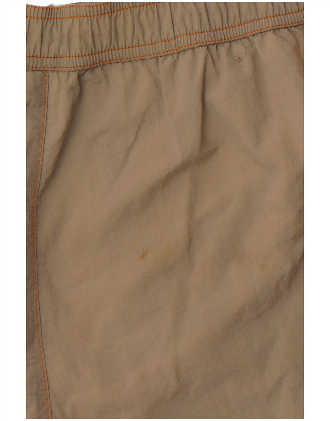 Męskie spodenki kąpielowe CHAMPION z grafiką, duże, khaki, poliamid z blokami kolorów