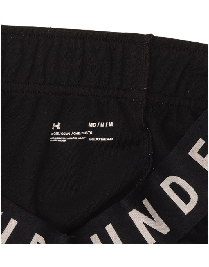 Damskie spodenki sportowe Under Armour z abstrakcyjnym wzorem UK 12, średnie czarne