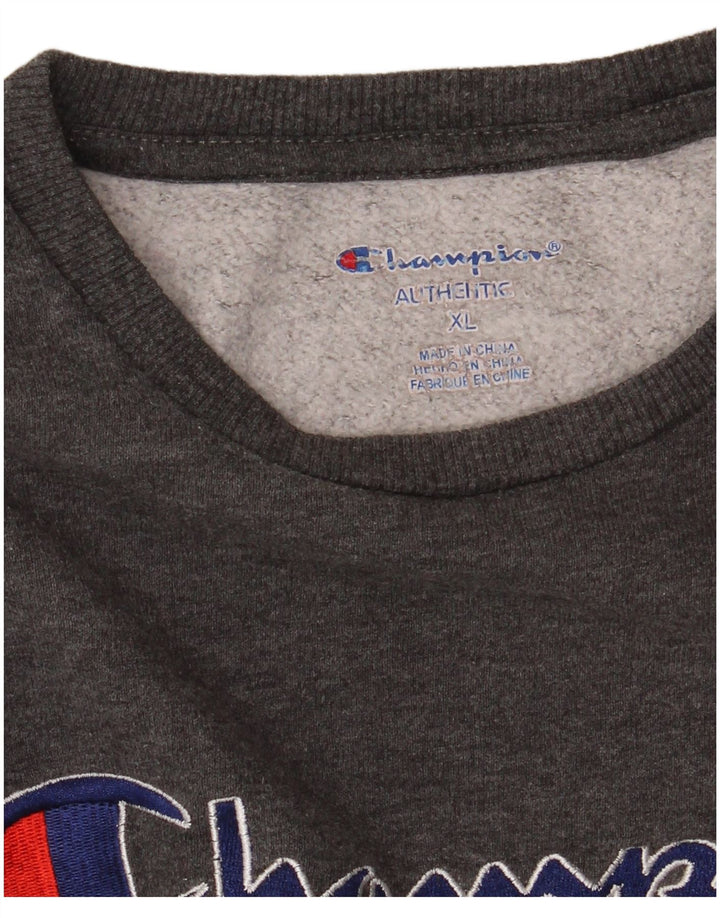 Damska bluza z grafiką CHAMPION UK 18 XL, szara