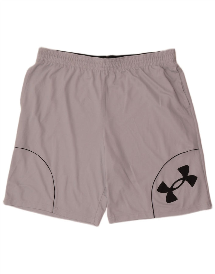 Męskie spodenki sportowe Under Armour Graphic 2XL, szary poliester