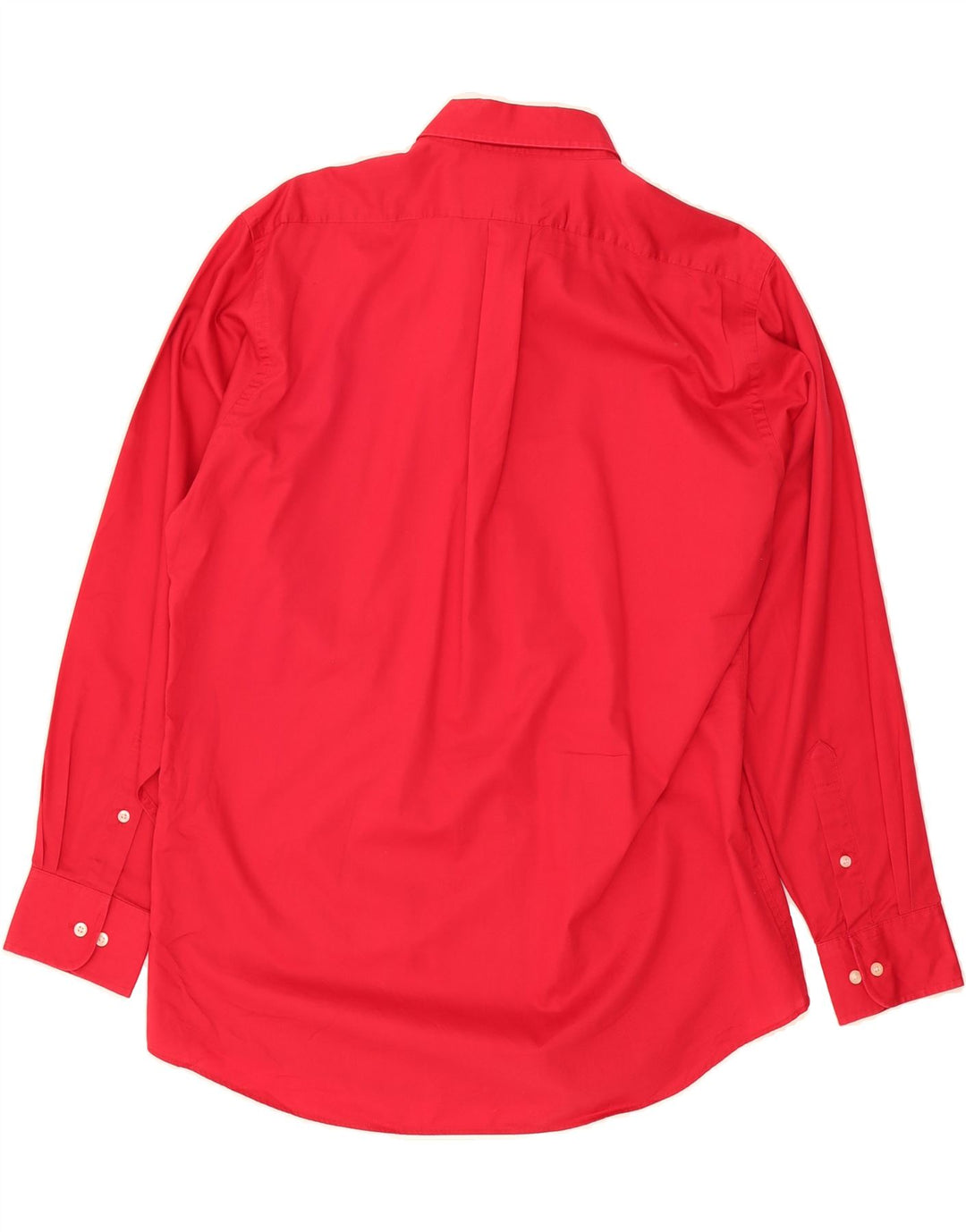 CHAPS Mens Shirt Size 16 1/2 Large Red Cotton Vintage Chaps and Second-Hand Chaps from Messina Hembry 