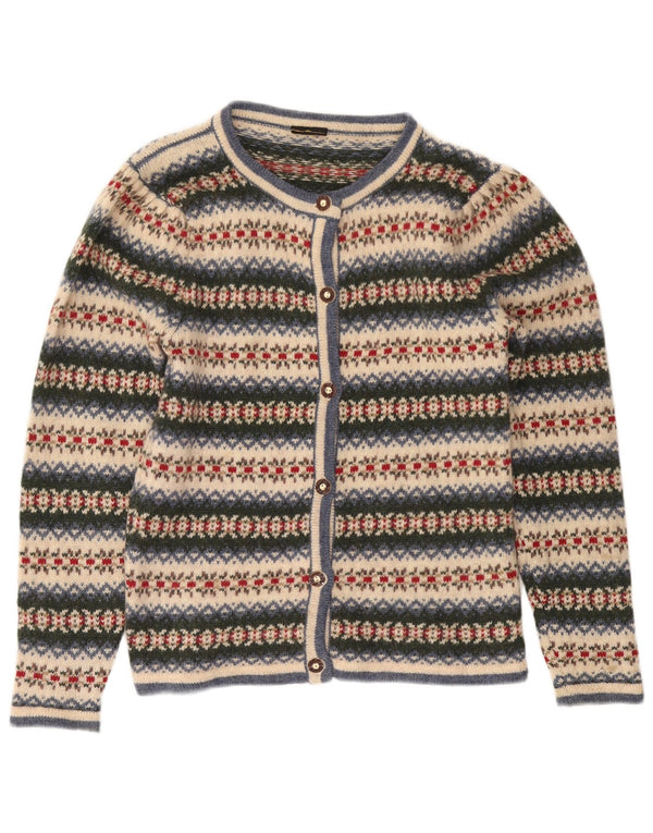 Sweter damski VINTAGE UK 14 Średni wielobarwny Fair Isle Wool