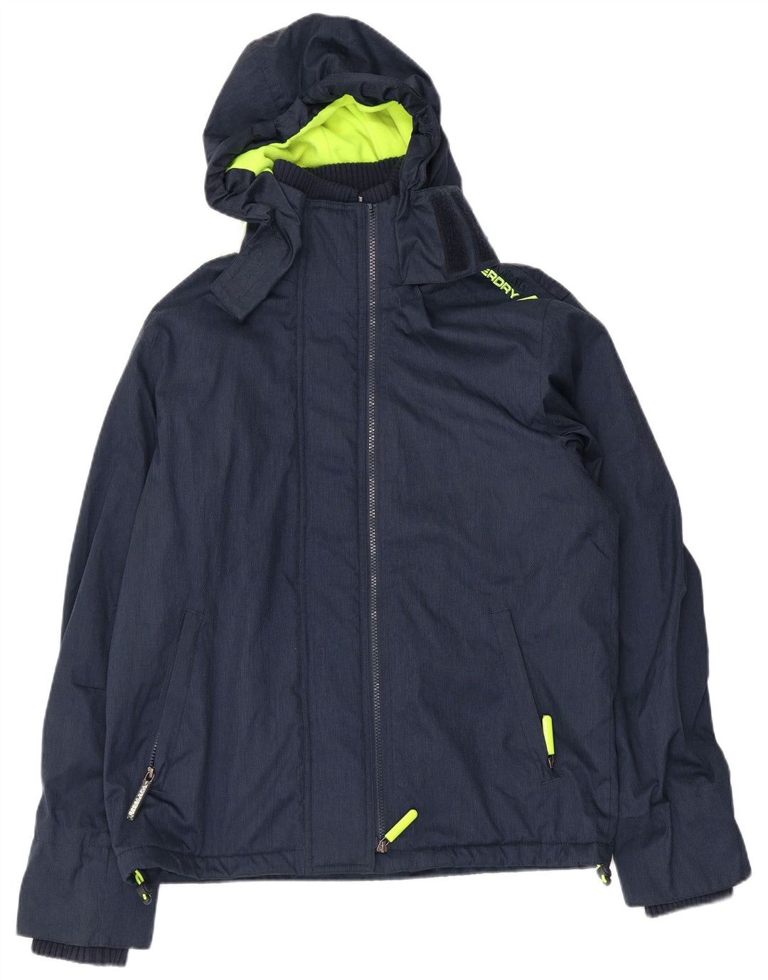 Męska kurtka wiatrówka Superdry Graphic UK 40, duża, granatowa