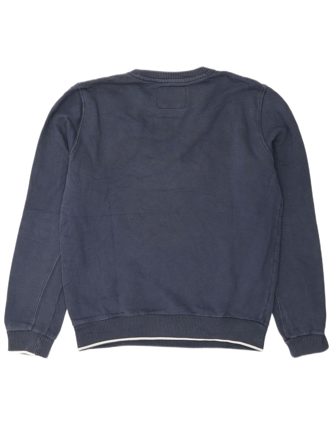 Męska bluza z grafiką Woolrich, duża, granatowa, bawełniana