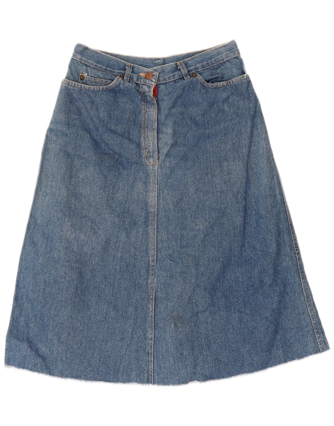 Damskie spodenki jeansowe DUKE W28 średni niebieski