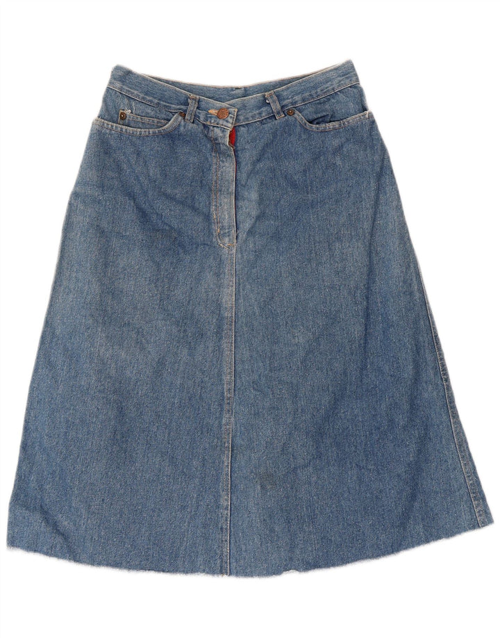 Damskie spodenki jeansowe DUKE W28 średni niebieski