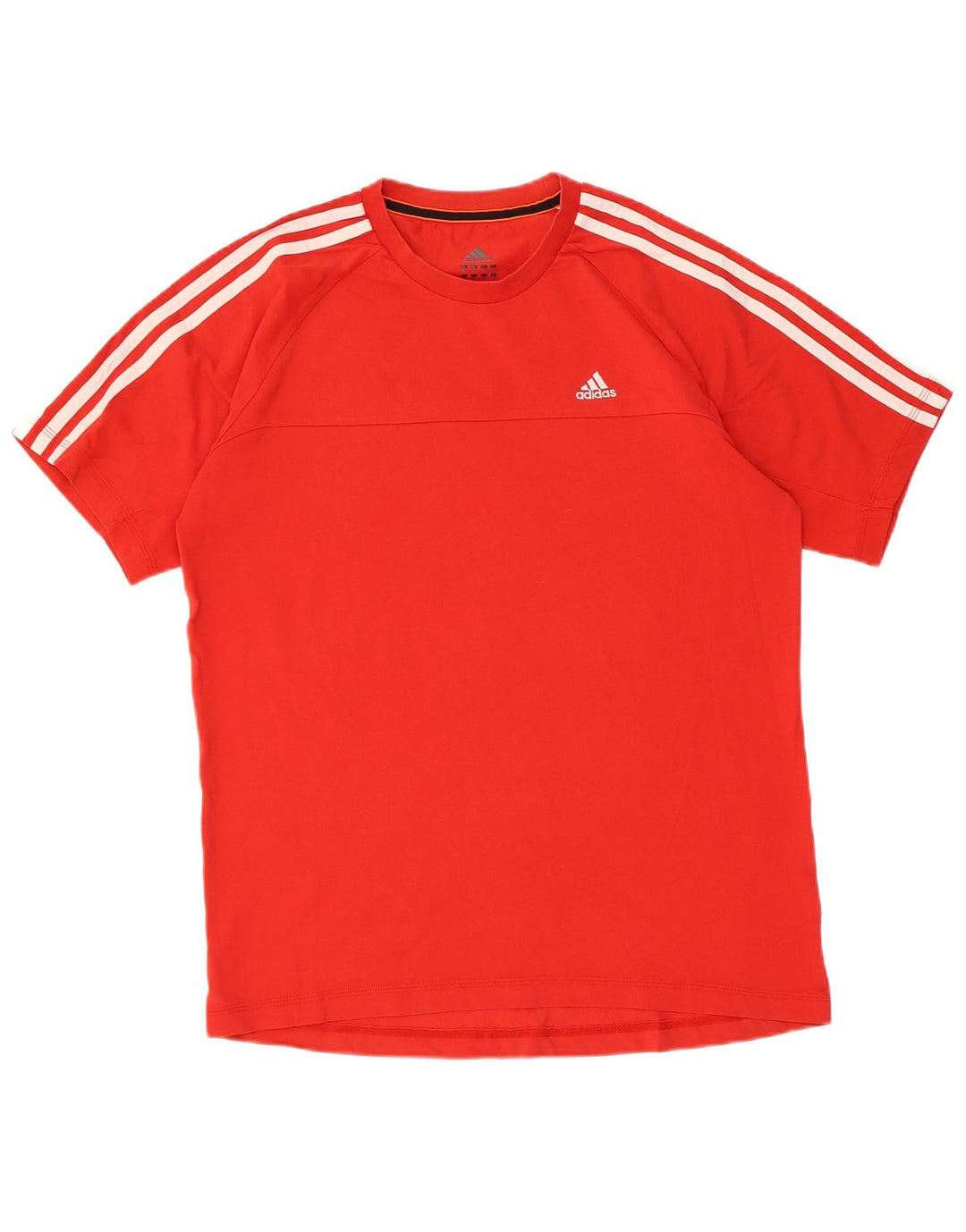 Adidas Męski T-shirt Climalite Top Średni Czerwony Bawełniany