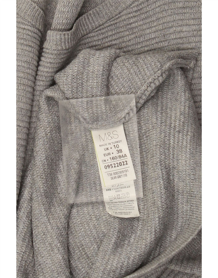 Damska sukienka oversize Marks & Spencer UK 10 Small, szara wiskoza
