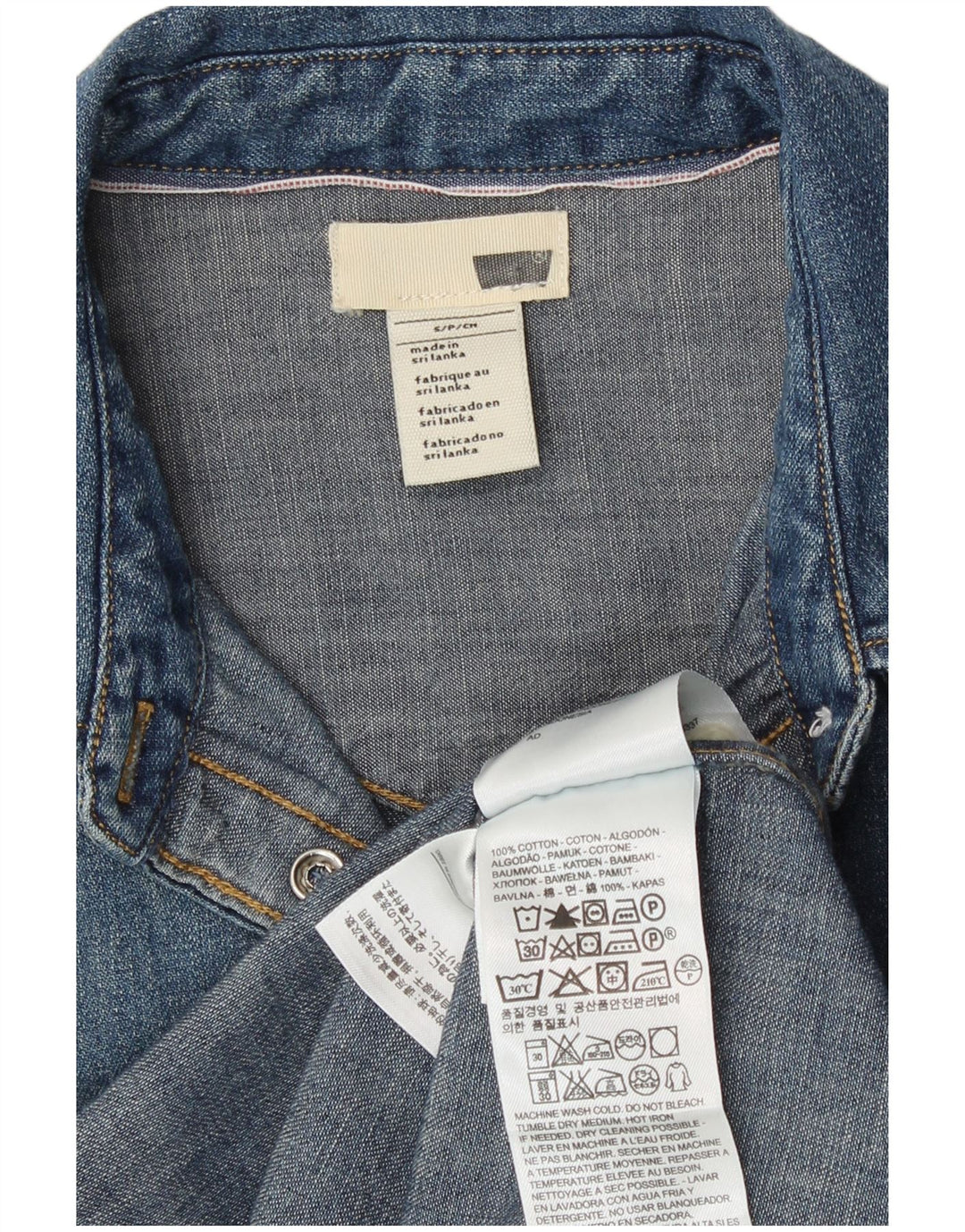 Damska koszula dżinsowa Levi's UK 10 Small, niebieska, bawełniana