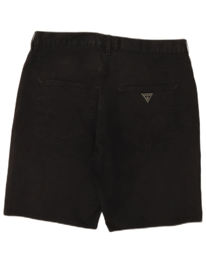 Męskie spodenki jeansowe Guess W34, duże, czarne