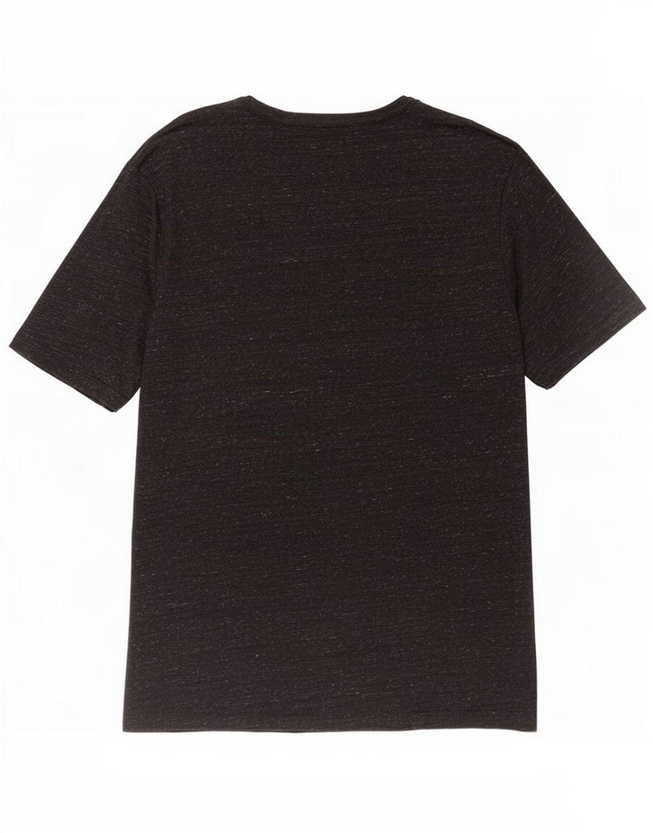 T-shirt męski Volcom, duży, czarny, bawełniany w paski