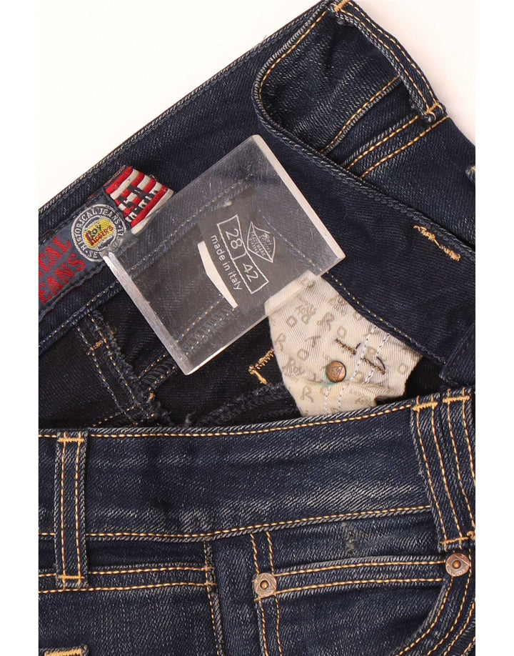 Jeansy damskie Roy Rogers IT 42 Medium W28 L28 Niebieskie