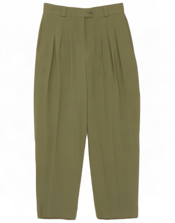 Damskie spodnie garniturowe z wysokim stanem Belmar IT 44 Medium W28 L30 Khaki