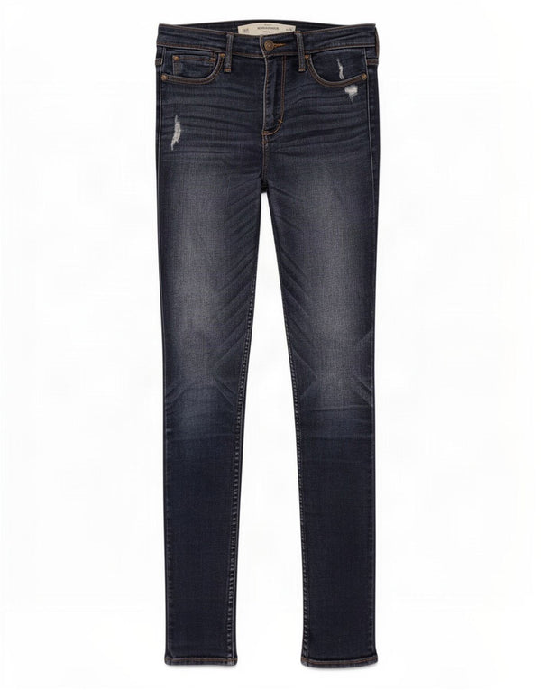 Damskie jeansy skinny Abercrombie & Fitch US 2 XS W26 L31 granatowe