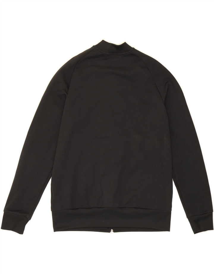 ADIDAS Boys Tracksuit Top Jacket 13-14 Years Black Polyester Vintage Adidas and Second-Hand Adidas from Messina Hembry 