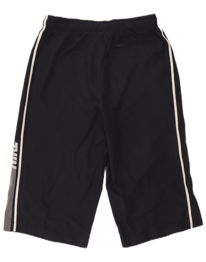 Męskie spodenki sportowe Nike Graphic Bermudy, małe, granatowe, poliestrowe