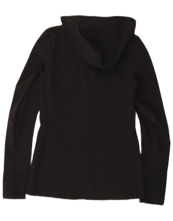 Damska bluza dresowa z kapturem Adidas UK 0/2 2XS Czarny poliester