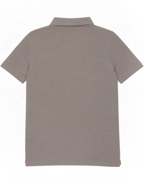 Crew Clothing Męska koszulka polo duża, szara, nakrapiana bawełna