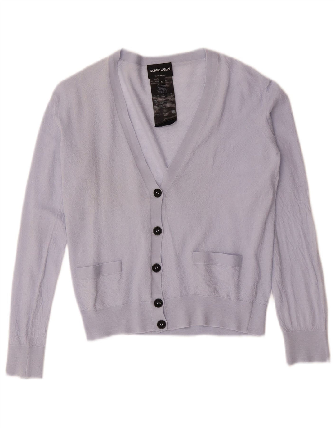 Damski sweter rozpinany Giorgio Armani IT 42 Średni fiolet, wełna