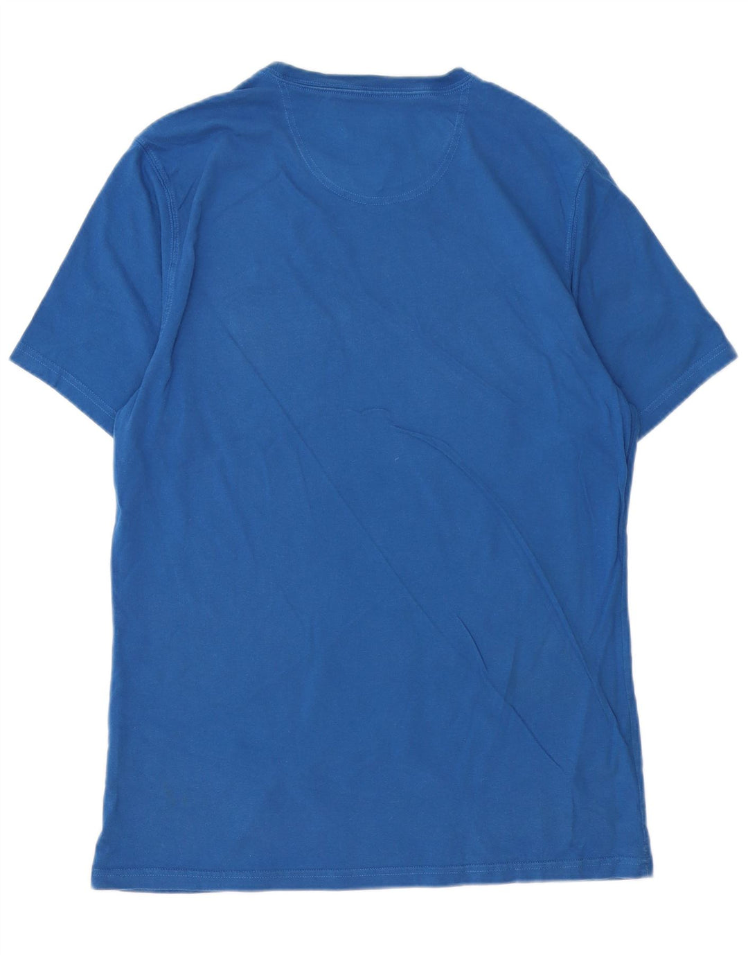 T-shirt męski BARBOUR o dopasowanym kroju, duży, niebieski, bawełniany