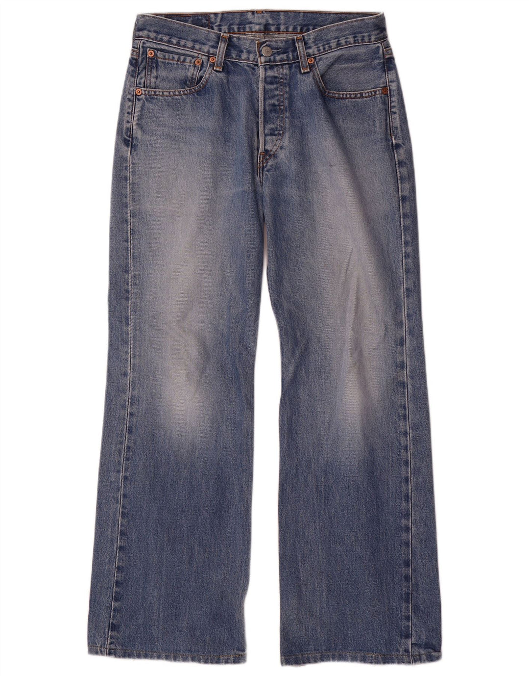 Męskie jeansy Levi's 527 Bootcut W30 L32 Niebieska bawełna