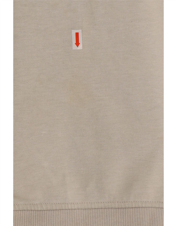 IZOD Mens Sweatshirt Jumper Large Grey Polyester