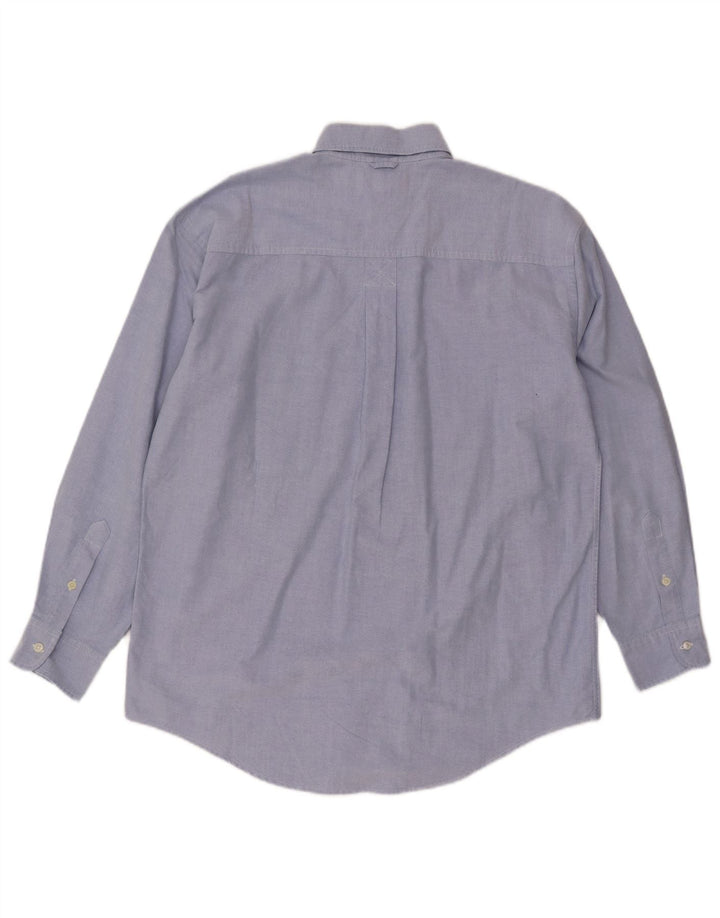 Męska koszula o luźnym kroju Timberland, mała, niebieska, bawełniana