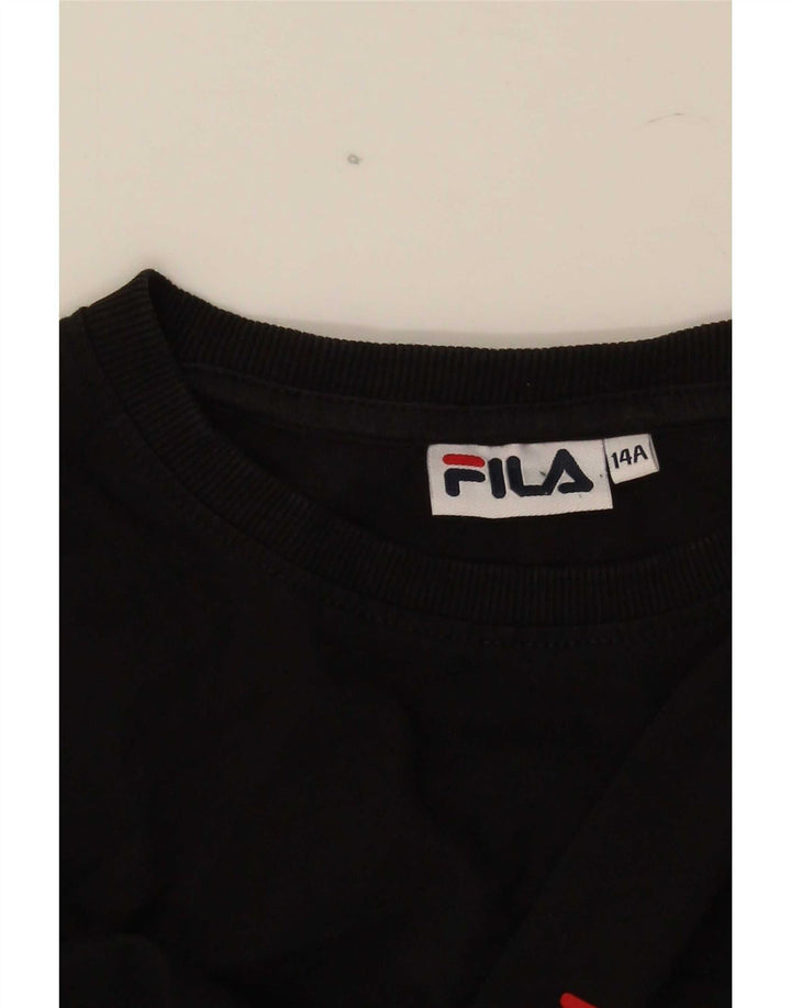 T-shirt chłopięcy Fila Top 13-14 lat w czarne paski