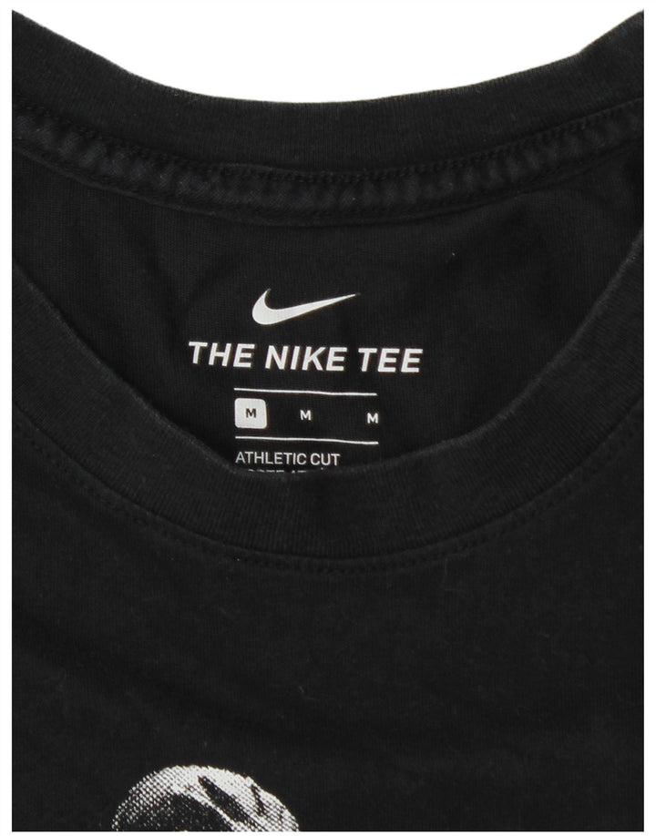 Męski T-shirt Nike Athletic Cut Graphic Top, średni czarny