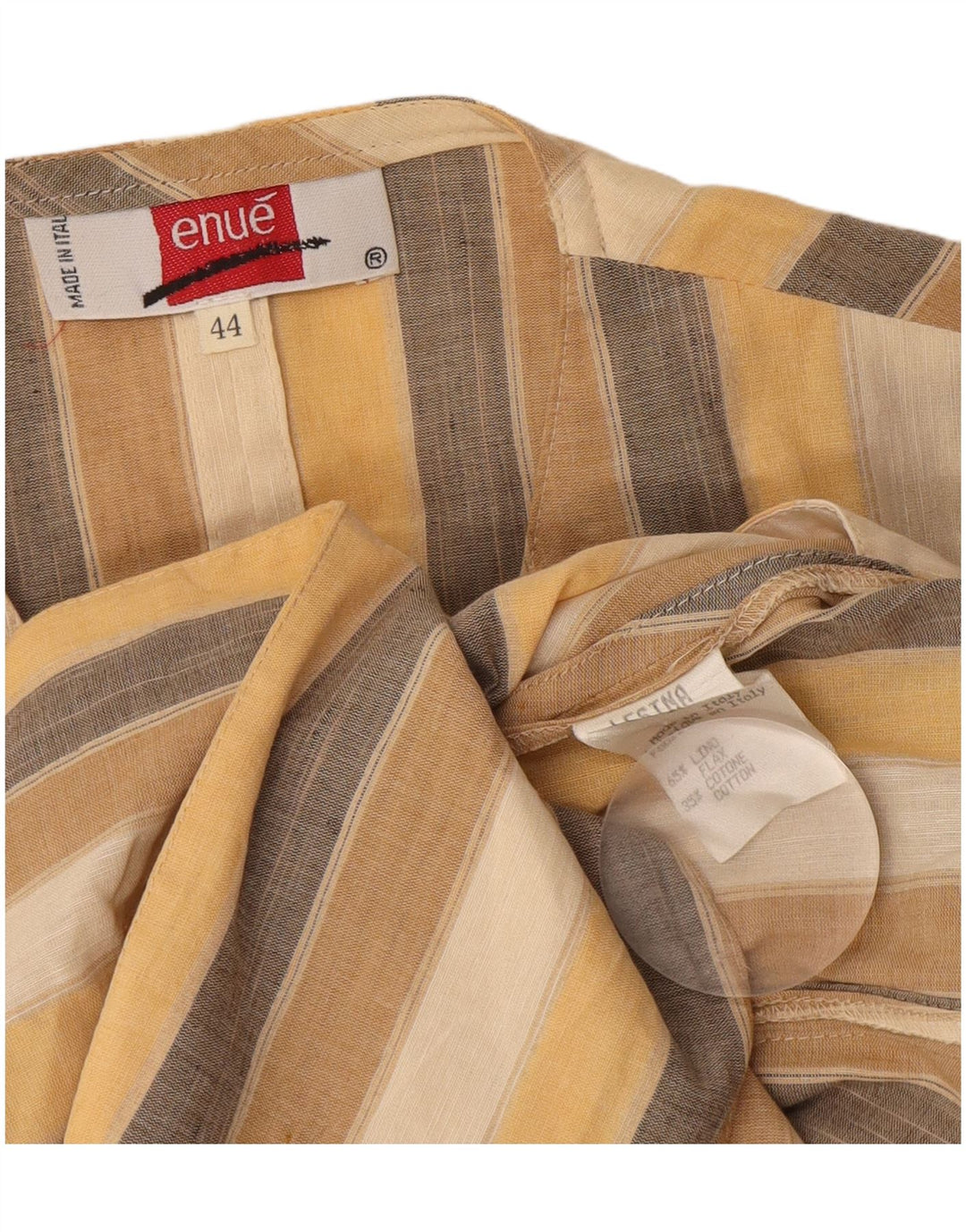 Vintage damska marynarka bez rękawów IT 44 w średnie wielokolorowe paski